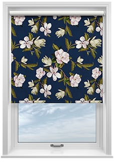 Ted Baker Opal Floral, Navy - Twist&Fit Roller Blind